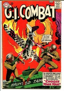 G.I. COMBAT #110-HAUNTED TANK-DC WAR VG