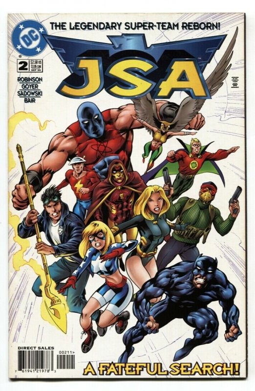 JSA #2 1999 Star-Spangled Kid-Hourman DC comic book