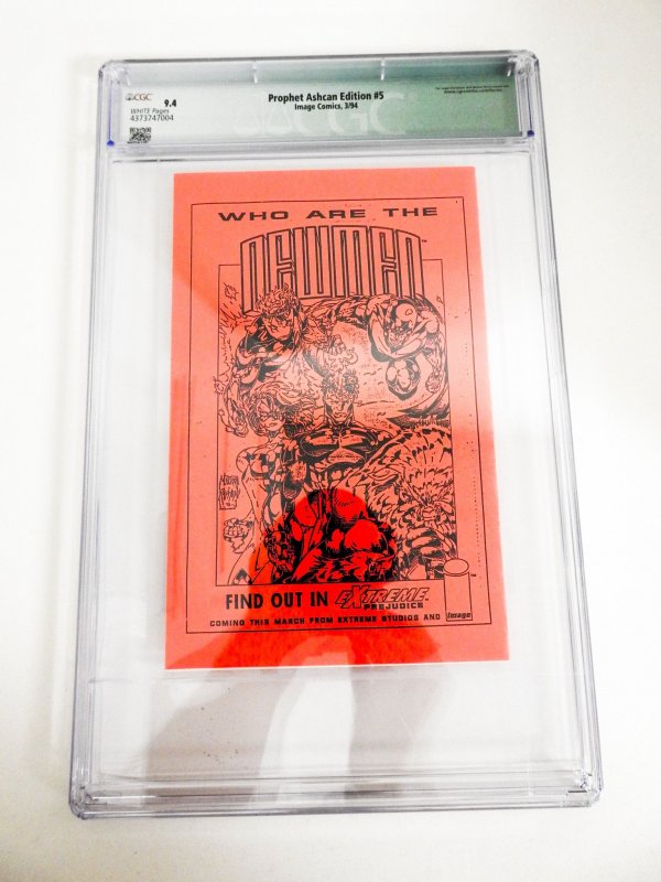Prophet Ashcan Edition #5 CGC Qualified 9.4 Name written on cover in marker