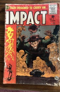 Impact #4 (1955)great Davis cover/story,cover detached, Buy the Original!!