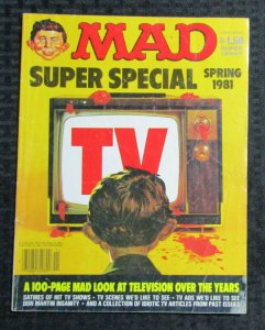 1981 MAD SUPER SPECIAL Magazine #34 Spring GD+ 2.5 Mad Look at Television