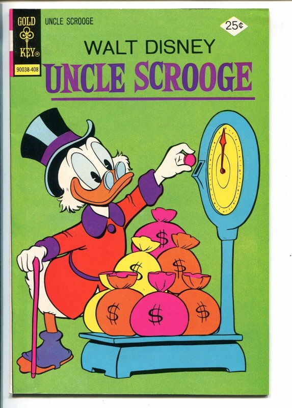 UNCLE SCROOGE #113 1974-GOLD KEY-WALT DISNEY-CARL BARKS ART-vf+