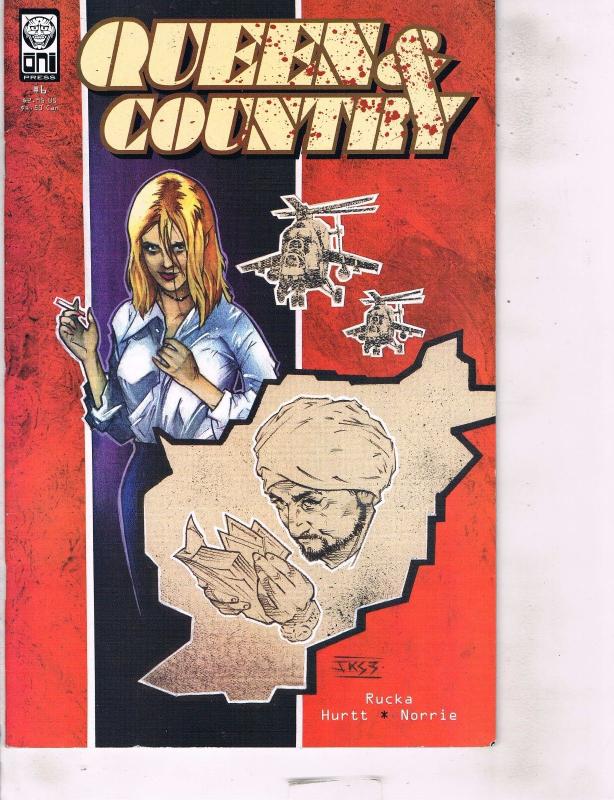 Lot Of 6 Queen & County Oni Comic Book #6 7 8 9 10 11 AB7 