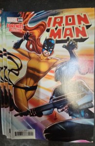 Iron Man #20 Baldeon Cover (2022) Fortnite