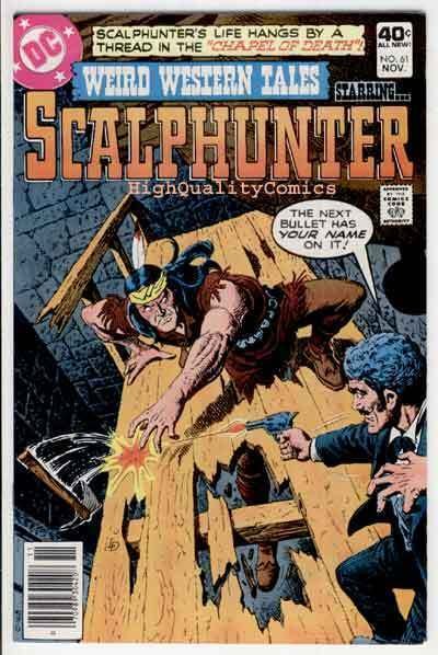 WEIRD WESTERN Tales #61, ScalpHunter, Death,1972, VF+  (b), Dick Ayers