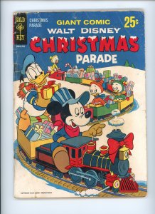 Walt Disney's Christmas Parade #5 (Gold Key 1967)  G/VG Reader Copy