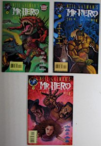 1995 Mr. Hero The Newmatic Man Lot of 3 #10, 11, 12 Tekno Comix Comic Books