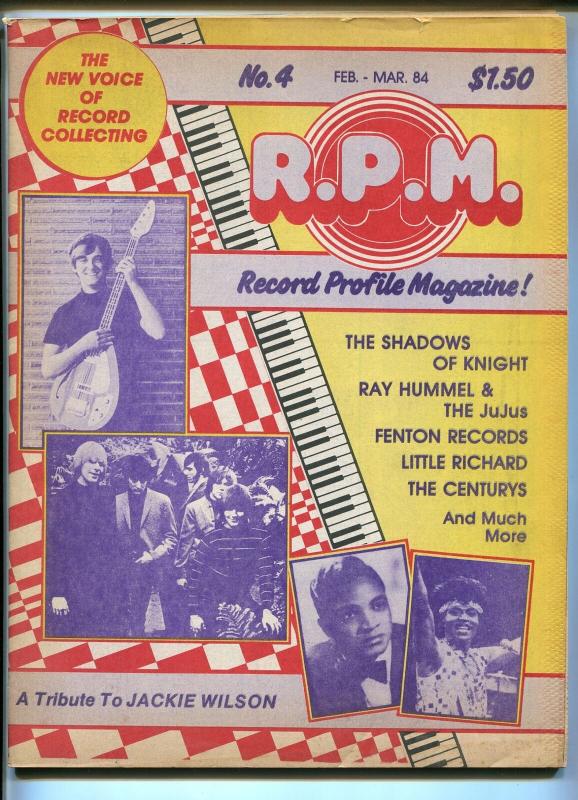 Record Profile Magazine #4 1984-Jackie Wilson-Little Richard-FN 