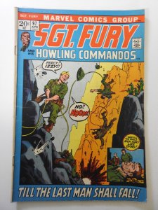 Sgt. Fury #97 (1972) VG Condition
