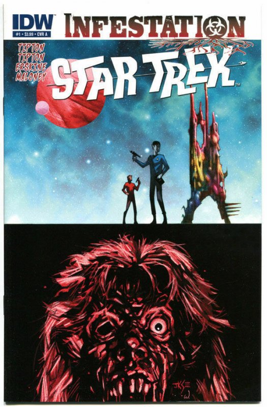 STAR TREK INFESTATION #1 A, NM, Zombies vs Kirk, Spock, Bones,2011,more in store
