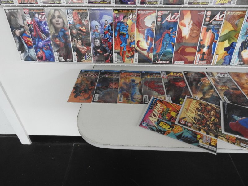 Huge Lot 140+ All Action Comics!! Variants throughout this box!!