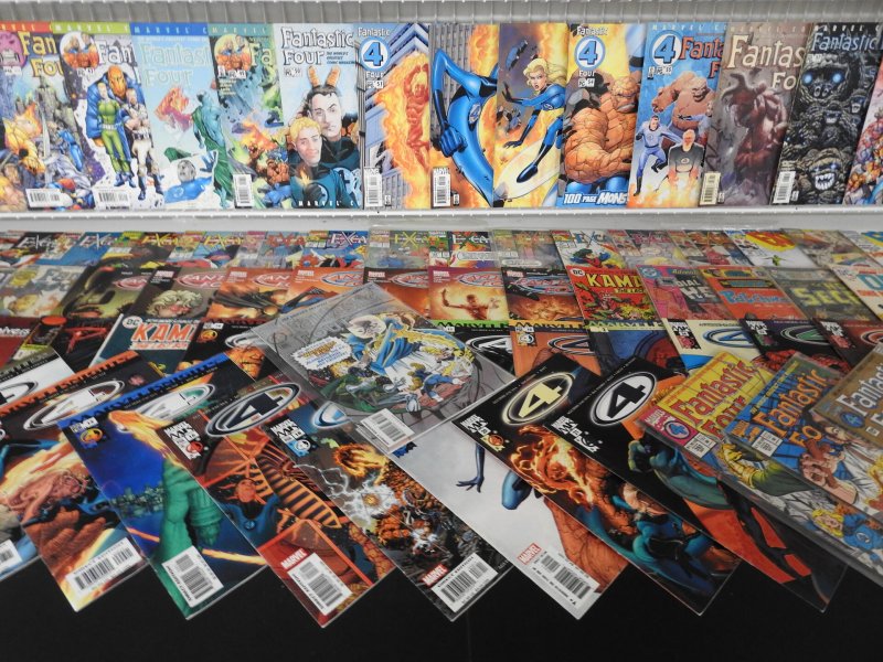 Huge Lot 200+ Comics W/ Fantastic Four, Spider-Man, Pitt+ Avg VF Condition!