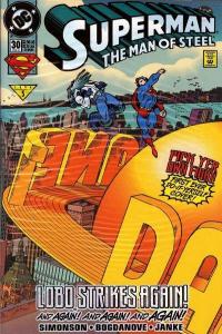 Superman: The Man of Steel #30, NM + (Stock photo)