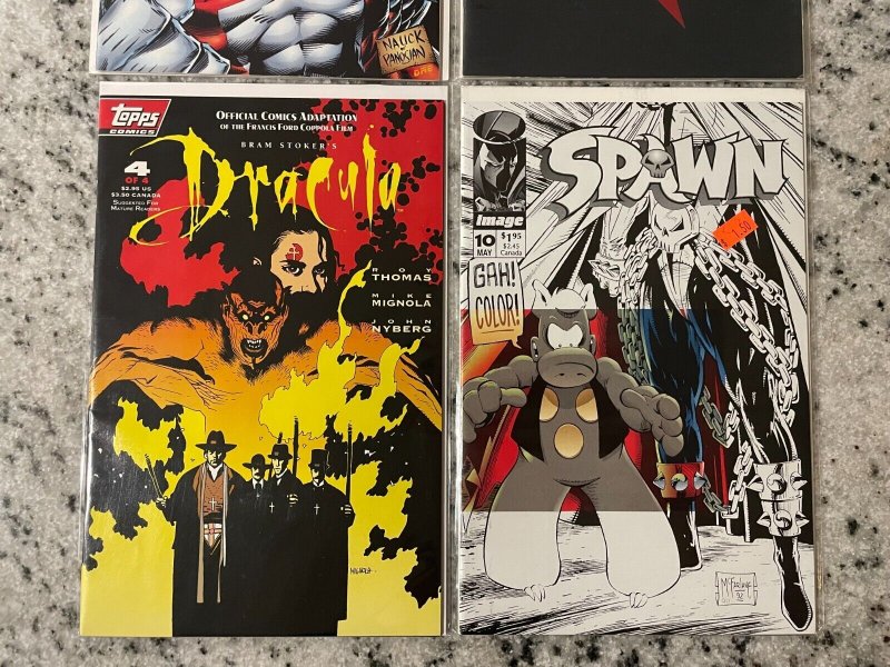 4 Comics Spawn #10 Dracula #4 Shaman's Tears #1 Badrock #1 NM 1st Prints 40 J801 