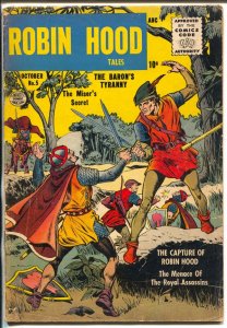 Robin Hood Tales #5 1956-Quality-Matt Baker art-VG