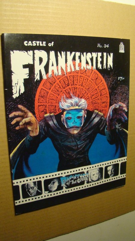 CASTLE OF FRANKENSTEIN 34 *NICE COPY* PHANTOM OPERA FRANKENSTEIN FAMOUS MONSTERS