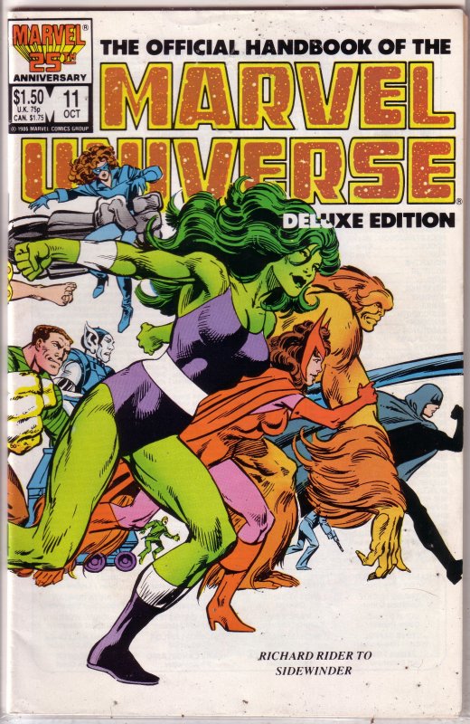 Official Handbook of the Marvel Universe   vol. 2   #6,8,10,11,13,19,20 +Update