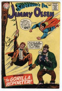 Jimmy Olsen #116 Superman's Pal Dec 1968 Gorilla Reporter &  Brainiac DC Comics