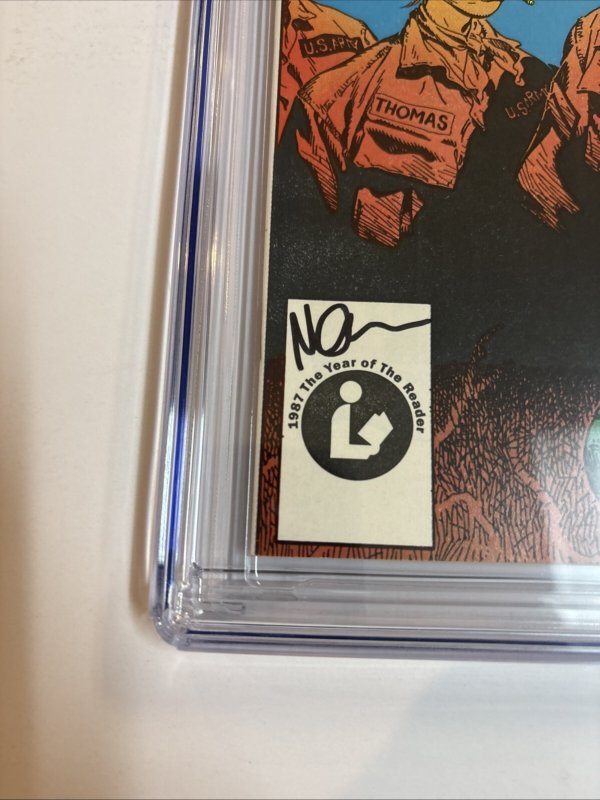 Nam (1987) # 9 (CGC 9.8 SS) Signed Michael Golden • Marvel Comics