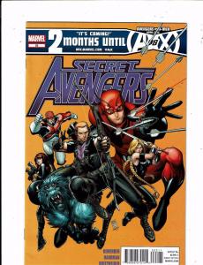 Lot of 5 Secret Avengers Marvel Comic Books #21.1 22 24 26 28 MS18