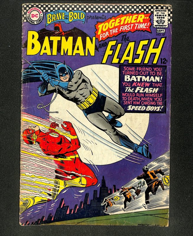 Brave And The Bold #67 Batman Flash!