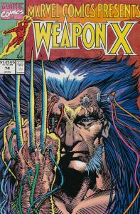 Marvel Comics Presents #74 VF/NM ; Marvel | Weapon X Wolverine