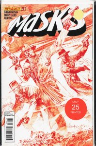 Masks #3 Black & White Retailer Incentive - Ardian Syaf Variant (2012) Masks