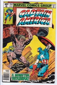 Captain America #244 (Apr-80) VF+ High-Grade Captain America