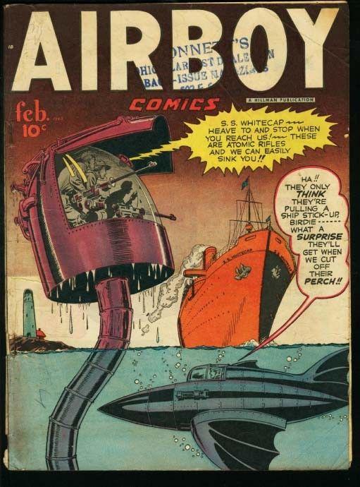 AIRBOY COMICS V.5 #1-GREAT COVER-L@@k! VG