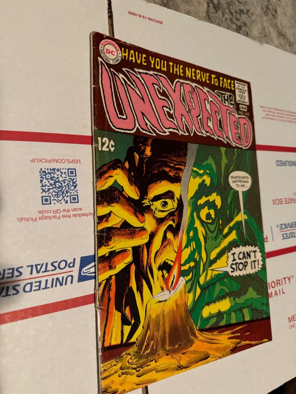 UNEXPECTED #110 DC 1969 7.0 Silver Age Horror Neal Adams Cover Art