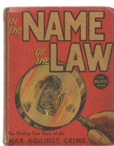 In the Name of the Law ORIGINAL Vintage 1937 Whitman Big Little Book