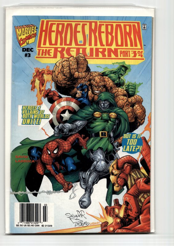 Heroes Reborn: The Return #3 (1997) Human Torch