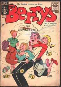 THE BERRY'S  #1 1956-First issue-Carl Grubert art-Based on the famous Newspaper