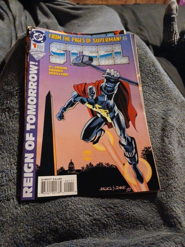 Steel #1 #2 #3 Complete 1994 DC Comics Lot Run Set Series Collection