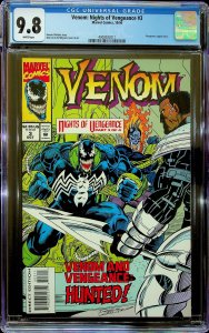 Venom: Nights of Vengeance #3 Direct Edition (1994) - CGC 9.8 - Cert#4008932011