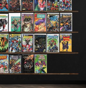 Huge Lot 150+ Comics with Brigade, Wolverine, Bloodstrike & More!