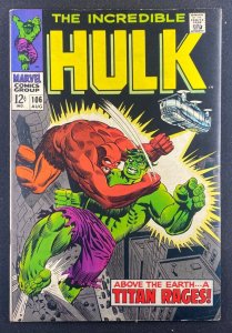 Incredible Hulk (1968) #106 VF- (7.5) Missing Link Marie Severin