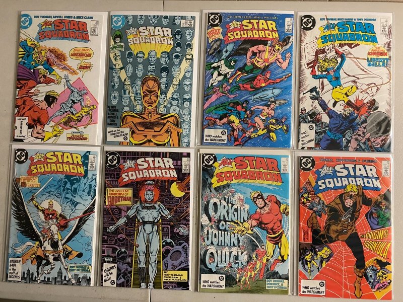 All-Star Squadron comics lot #33-67 + 1 annual 34 diff avg 7.0 (1984-87)