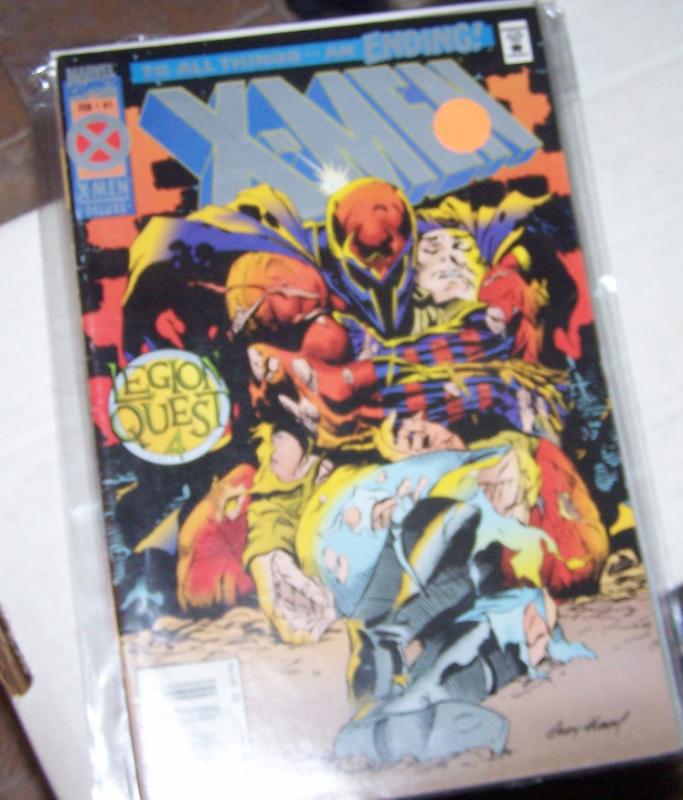 X MEN  # 41 marvel 1995  legion questy py 4. xavier dies AGE OF APOCALYPSE