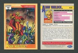 1991 Marvel Comics II  Card  #29 ( Adam Warlock )  MINT