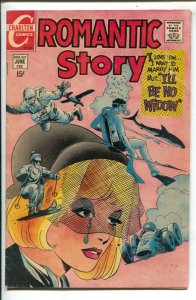 Romantic Story #107 1970-Charlton-shark cover-Ditko pencils & inks-spicy pose...