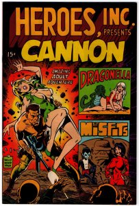 Heroes, Inc. Presents Cannon #1 (1969)  VF/NM  Wood cover