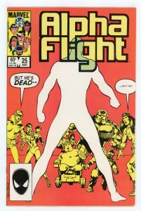 Alpha Flight #25 John Byrne VF