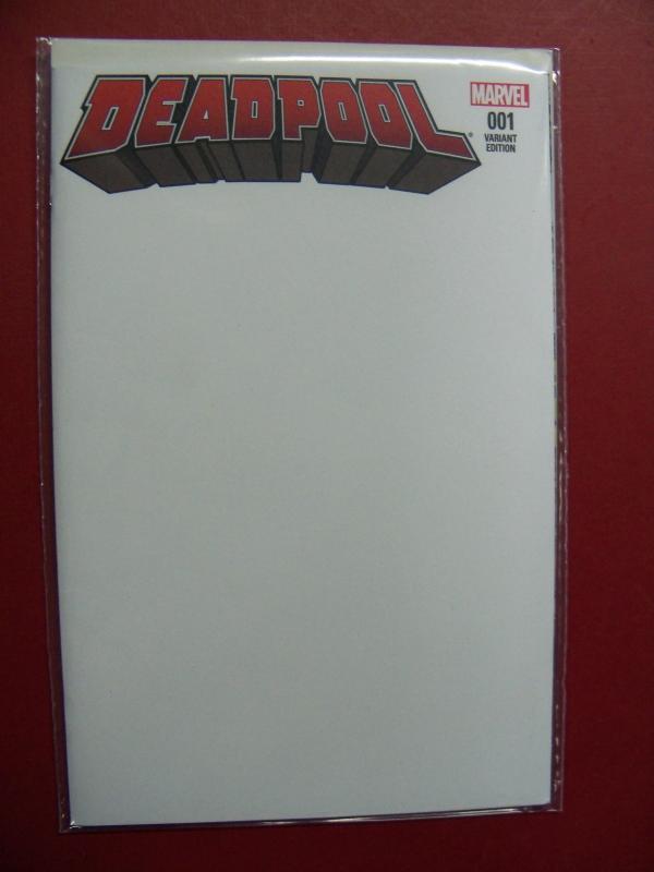 DEADPOOL BLANK VARIANT COVER  # 1  (Near Mint 9.4 or better) MARVEL COMIC