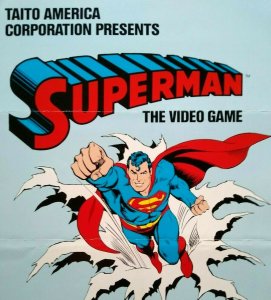 Superman Arcade Flyer Original 1988 Video Game Paper Art Comic Super Hero Taito 