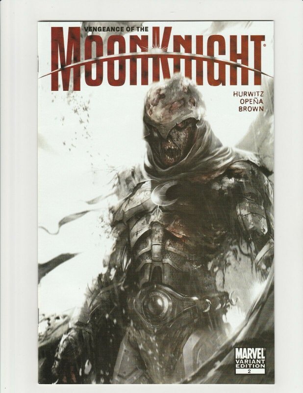 Vengeance of Moon Knight #2 (Marvel 2009) Mattina Zombie Variant Cover NM