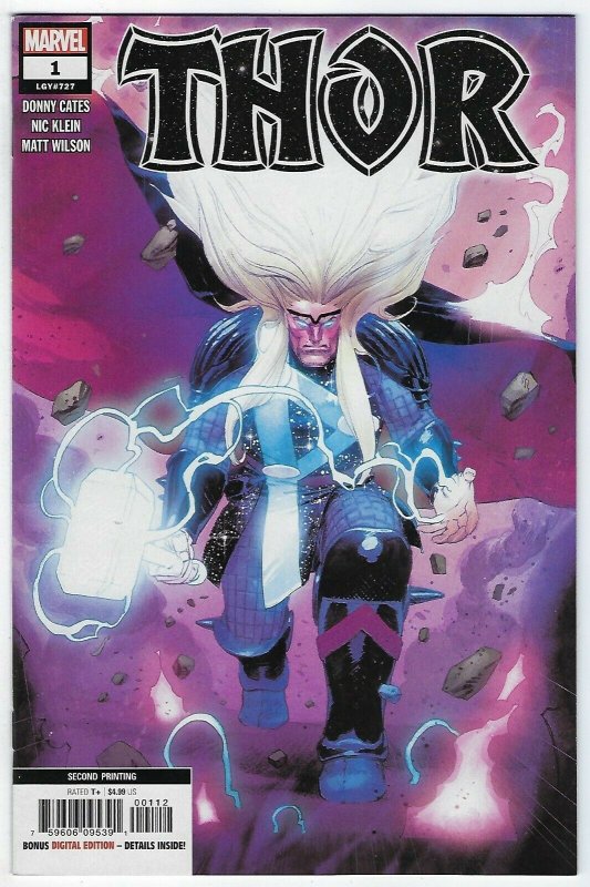 Thor # 1 Coipel Variant 2nd Printing Cover NM