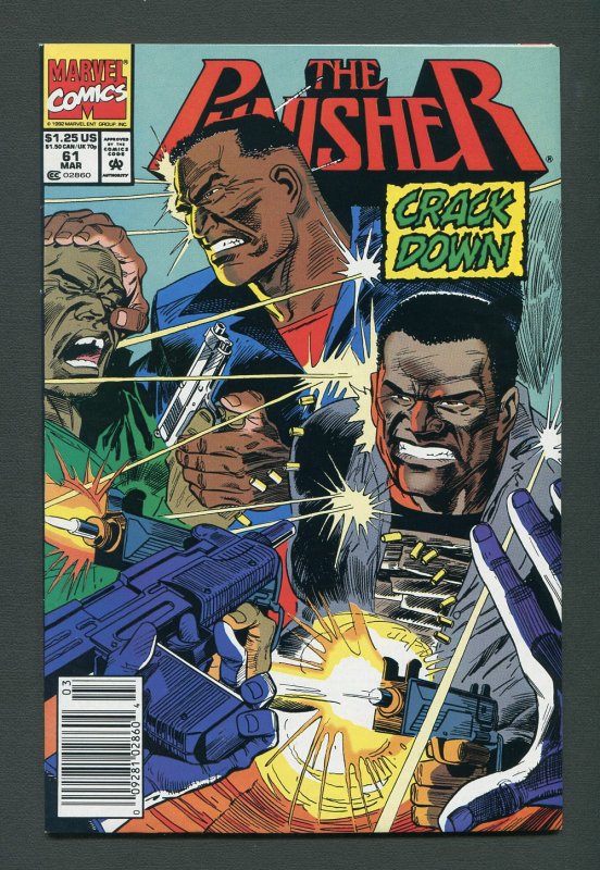 Punisher #61 / 8.5 VFN+  Newsstand  March 1992