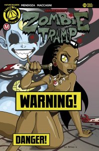 ZOMBIE TRAMP #33 COVER B MENDOZA RISQUE VARIANT (MR)