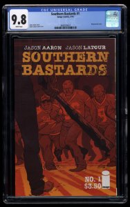 Southern Bastards (2014) #1 CGC NM/M 9.8 White Pages Wraparound Cover!